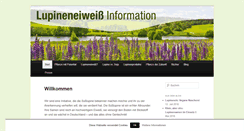 Desktop Screenshot of lupinen-eiweiss.de